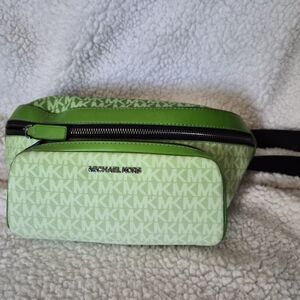 Michael Kors Lime Green Logo Fanny Pack